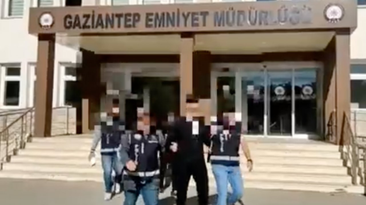 Gaziantep’te bir işletmenin sahiplerini tehdit eden 2 zanlı polis operasyonuyla yakalandı