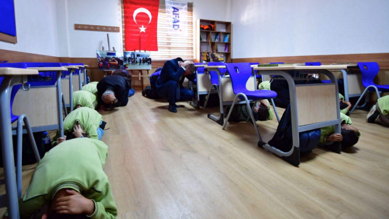 Diyanet İşleri Başkanlığı Gaziantep’te Deprem ve Tahliye Tatbikatı Gerçekleştirdi