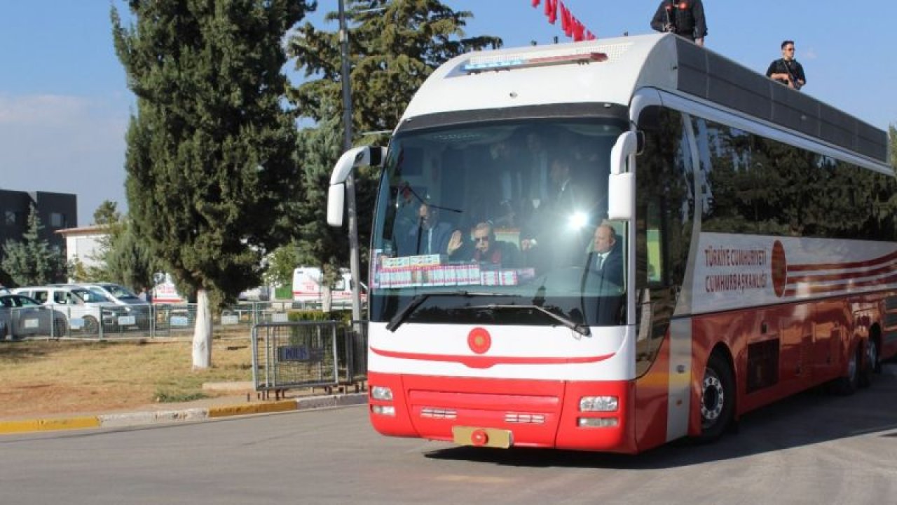 Cumhurbaşkanı Recep Tayyip Erdoğan Gaziantep'te