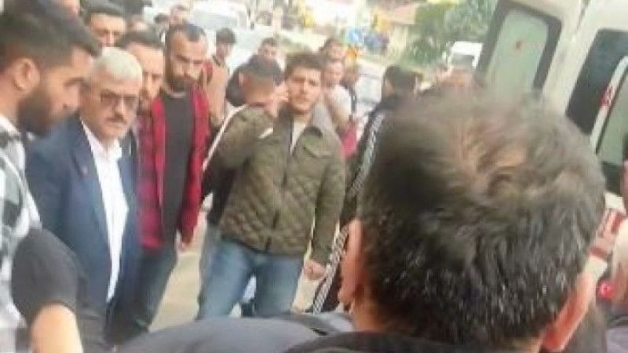 Polisi vuran zanlıyı linçten yine polis ve jandarma ekipleri kurtardı... İşte O Anlar