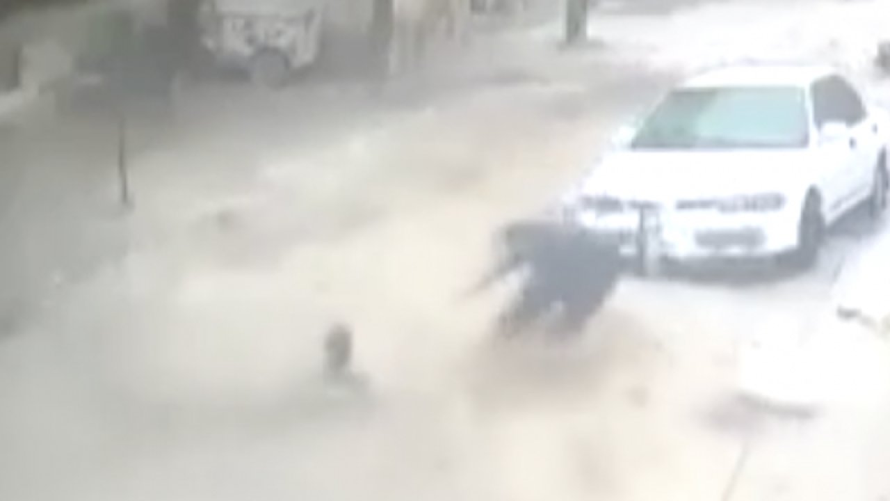 Sel sularına kapılan çocuk son anda kurtarıldı