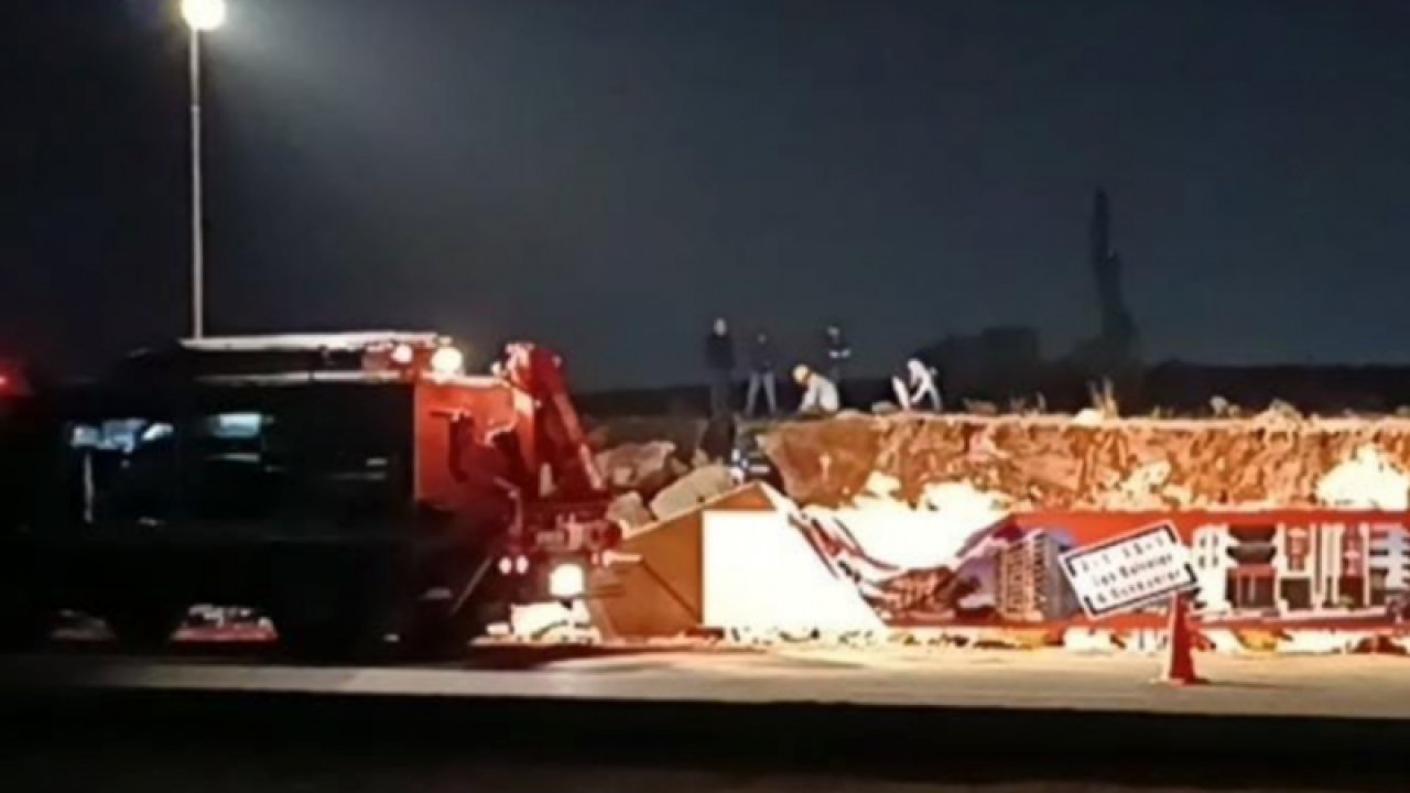 Gaziantep'te inşaat alanındaki patlamanın sebebi 'dinamit'... Video Haber
