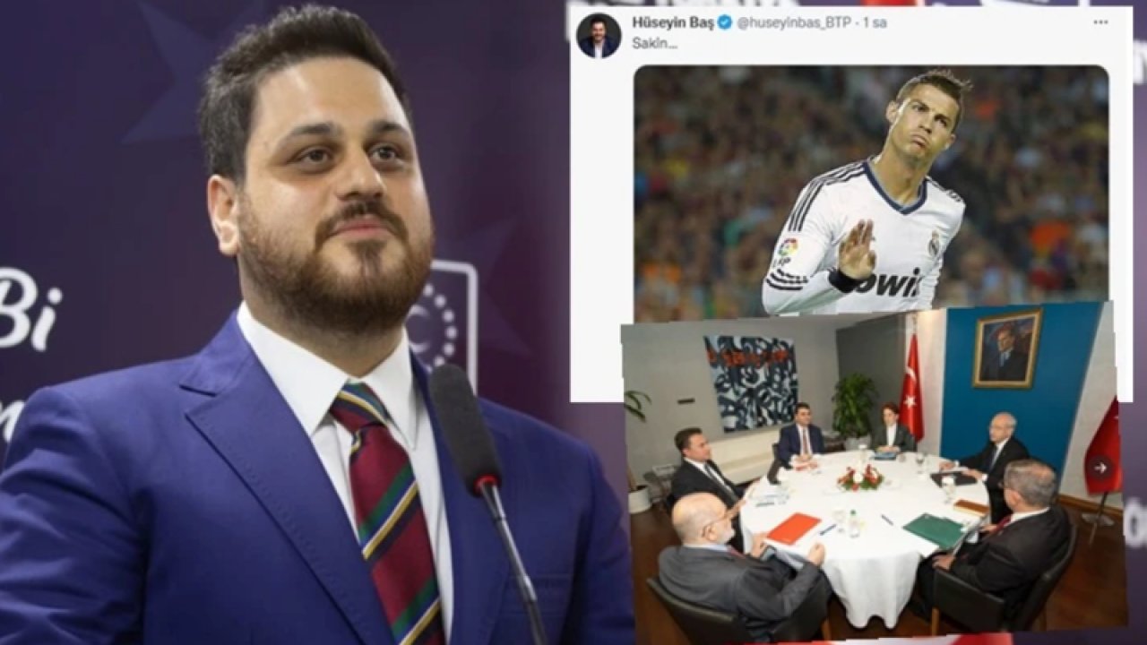 Hüseyin Baş'tan altılı masaya 7 numara forma giyen Cristiano Ronaldo'lu tepki