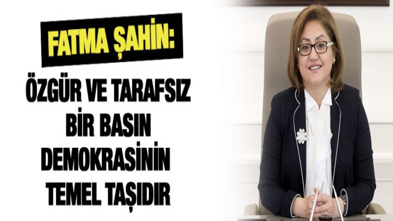 ÖZGÜR VE TARAFSIZ BİR BASIN DEMOKRASİNİN TEMEL TAŞIDIR