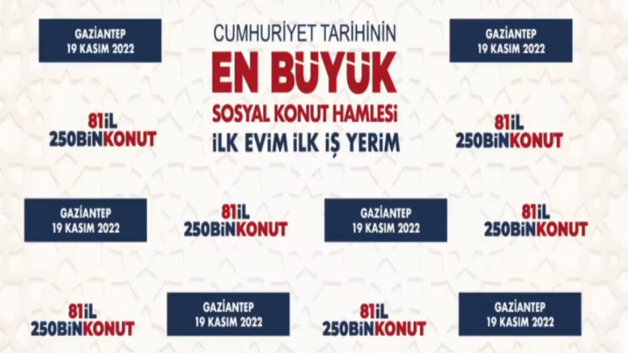 CANLI İZLE: Gaziantep'in Nurdağı, Oğuzeli, Araban, Yavuzeli, Karkamış ilçeleri TOKİ KURA ÇEKİLİŞLERİ CANLI YAYIN...