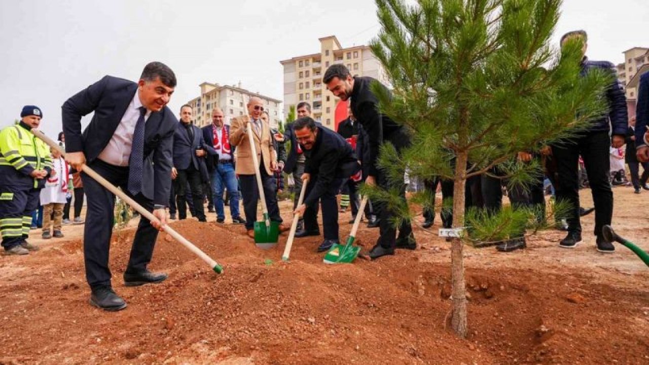 Şehitkamil 25. ormana can suyu verildi