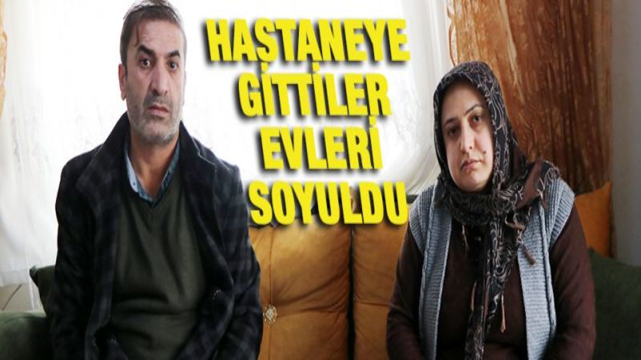 Yeğenlerini hastaneye götüren vatandaşın evi soyuldu