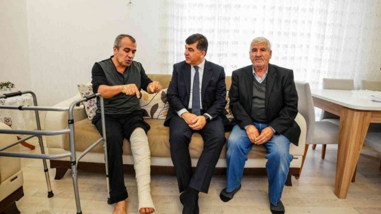 Başkan Fadıloğlu,İstanbul’un İstiklal Caddesi’ndeki hain terör saldırısı sonucu yaralanan ve taburcu olan Ökkeş Koç’u ziyaret etti