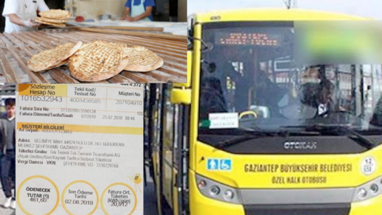 Gaziantep'te Suya Yüzde 23 Zam Yapıldı! Gaziantep'te Toplu Ulaşım ve ekmek zammı da gündeme geldi.