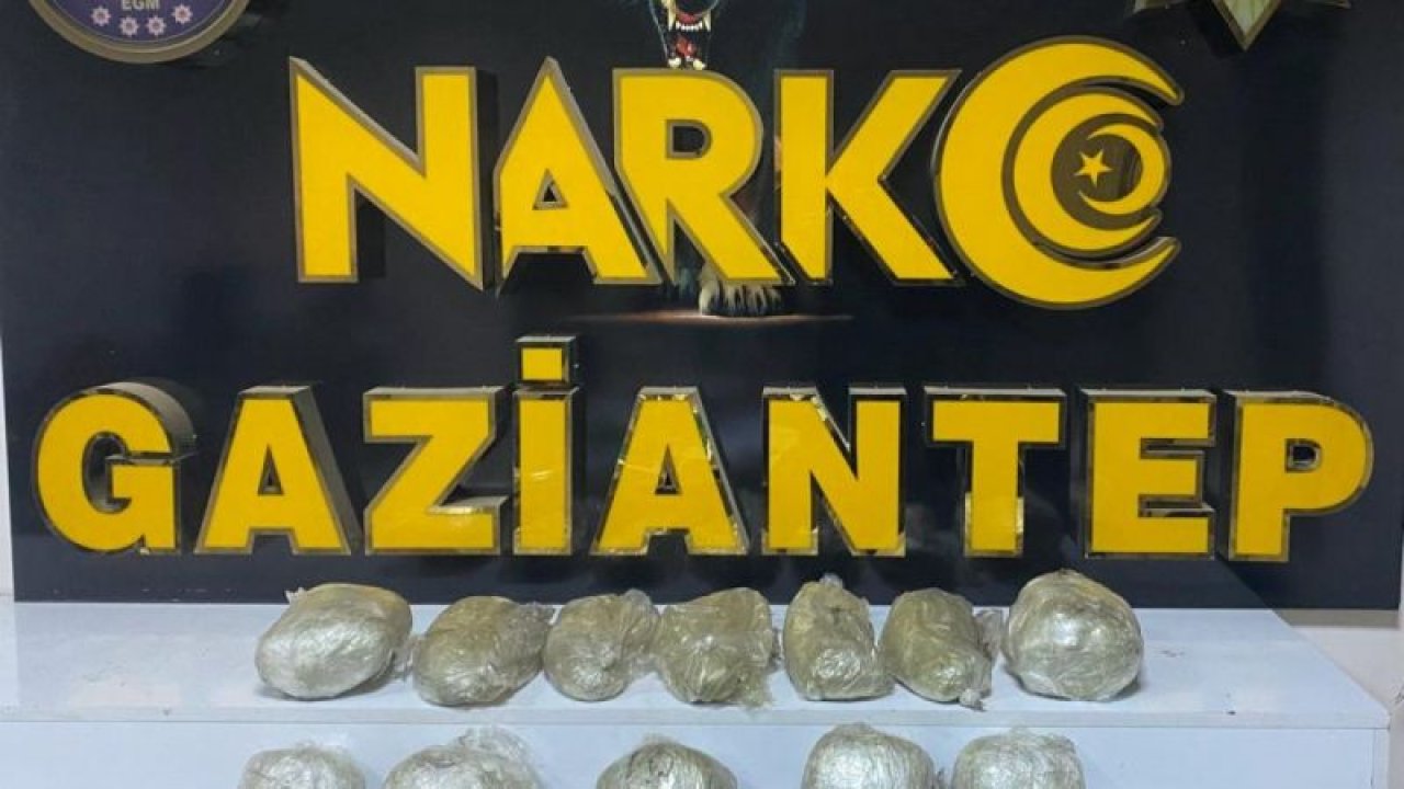 Gaziantep'te bir araçta 7 kilogram sentetik uyuşturucu ele geçirildi