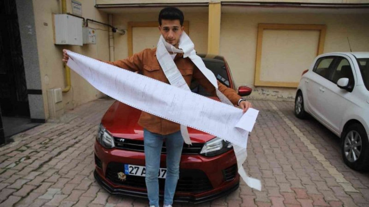Gelin kuşağı değil ceza kuşağı! Gaziantep'te modifiye aracı yüzünden 1 yılda 20 bin TL ceza yedi