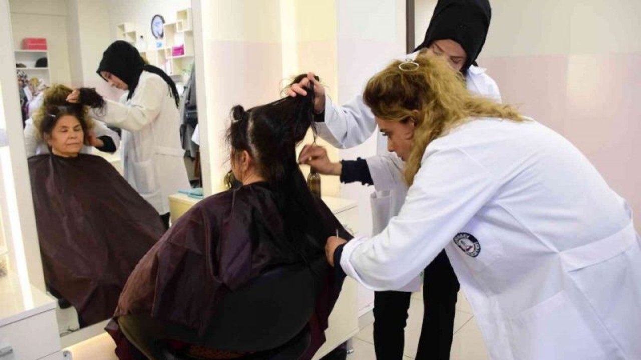 Şahinbey sosyal tesislerde saç bakım hizmeti
