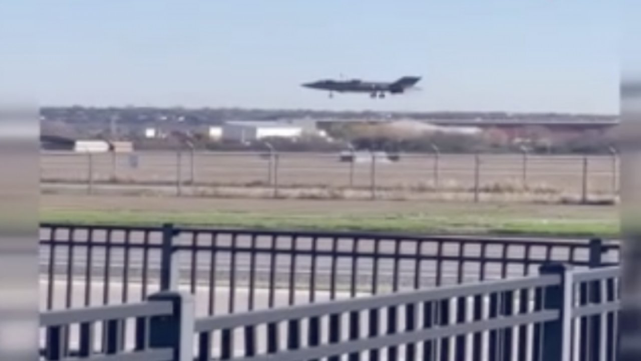 ABD’de F-35 savaş uçağı iniş sırasında düştü