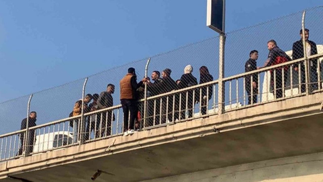 Bir garip intihar girişimi... Sevdiği kızdan evlilik teklifine ret cevabı alan şahıs, aynı gün içerisinde ikinci defa aynı köprüye çıkarak intihar etmek istedi.