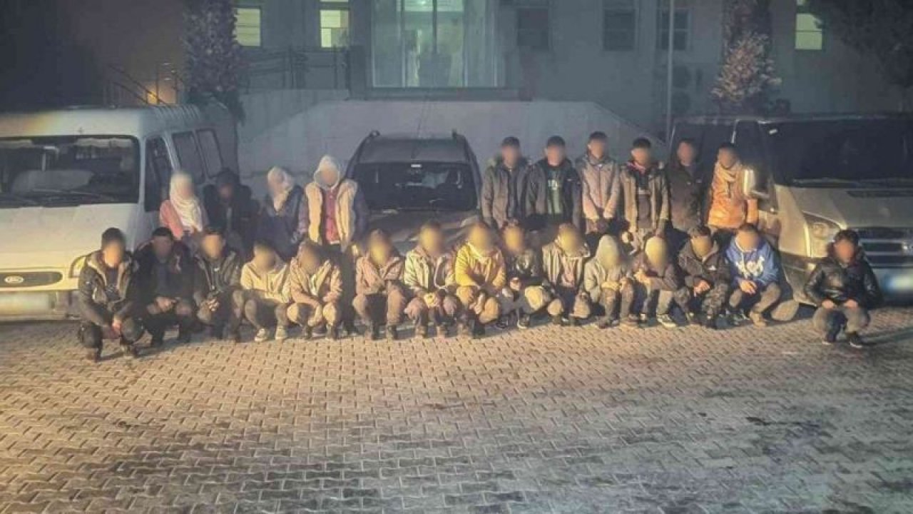 Gaziantep’te 47 düzensiz göçmen yakalandı... Video Haber