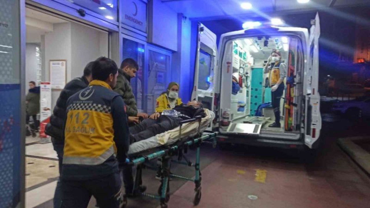 Tanımadığı kişi tarafından bıçaklandı