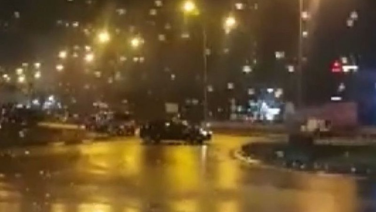 Gaziantep'te trafikte drift atan araç sürücüsüne 9 bin 125 lira para cezası kesildi