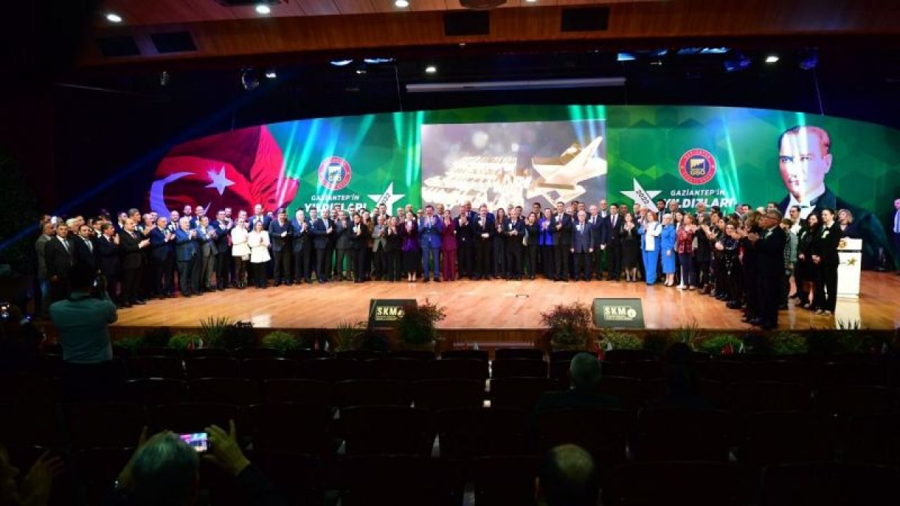 Gaziantep'te SANAYİCİLERE ÖDÜL YAĞMURU! 2022 Gaziantep'in Yıldızları ödül töreni gerçekleştirildi...Kimler Ödül Aldı?