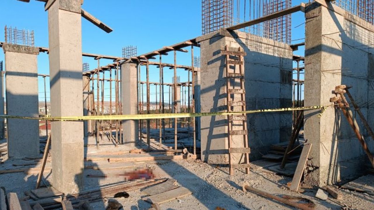 Gaziantep'te 5. Kattan düşen inşaat ustası hayatını kaybetti