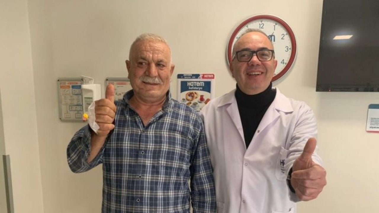 Tekerlekli sandalye ile geldi yürüyerek çıktı