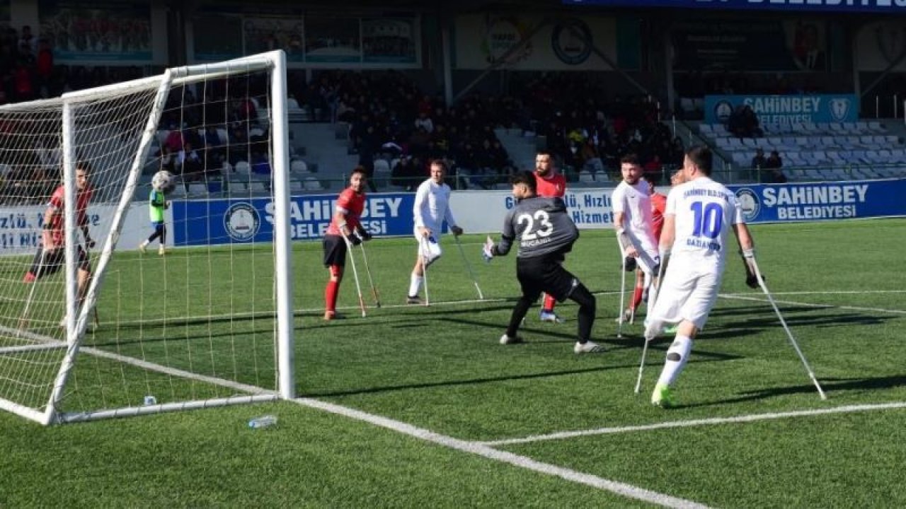 Şahinbey Ampute hedefi 12’den vurdu