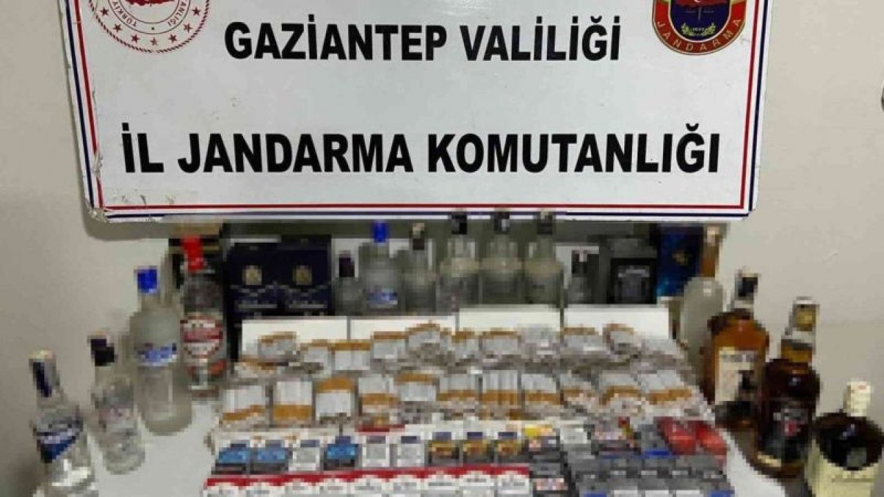 Gaziantep’te jandarma ekiplerinin yaptığı operasyonda 50 litre kaçak alkol ele geçirildi
