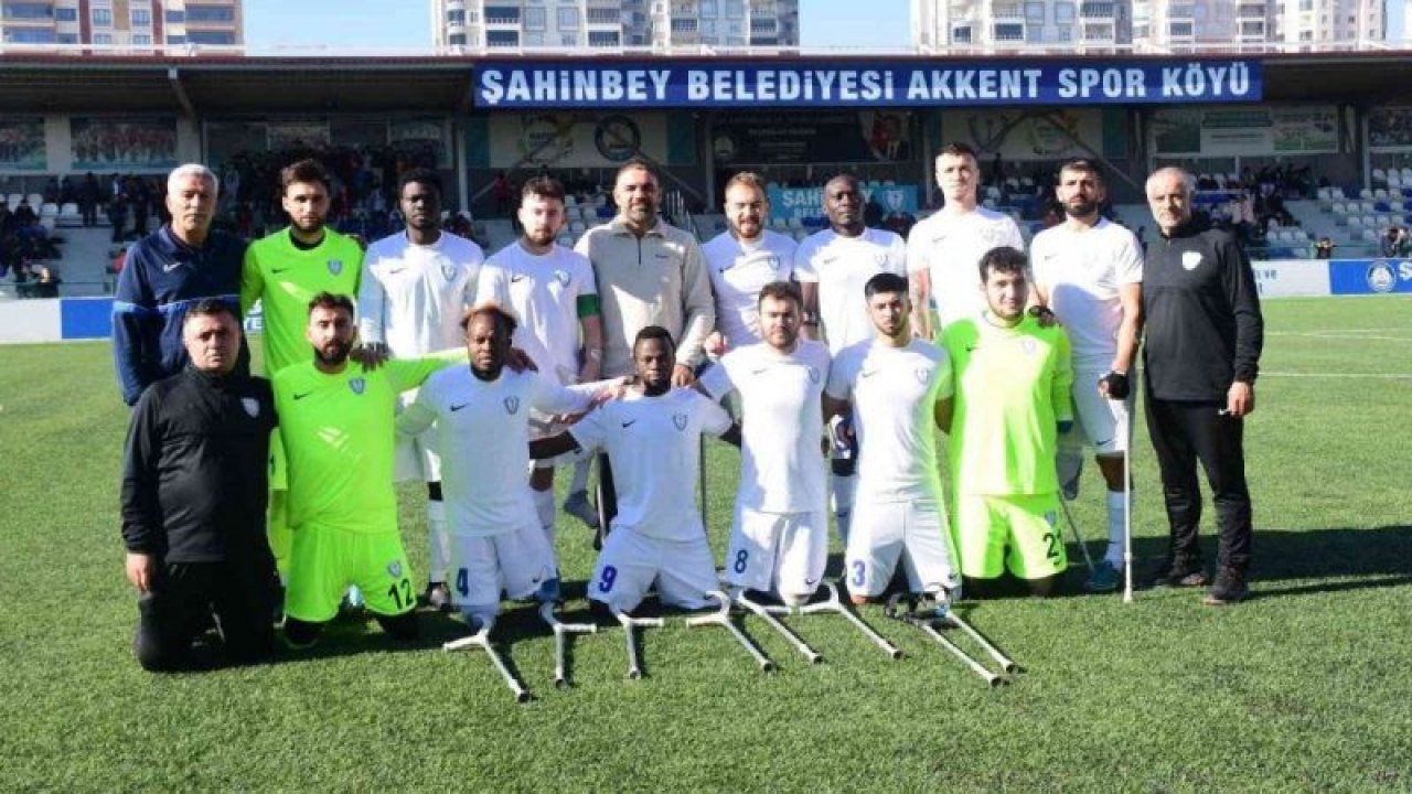 Şahinbey Ampute, deplasmanda farklı kazandı: 8-0