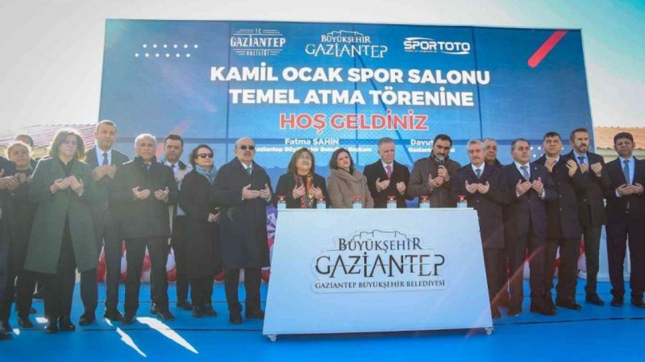 Kamil Ocak Kapalı Spor Salonu’nun temeli atıldı