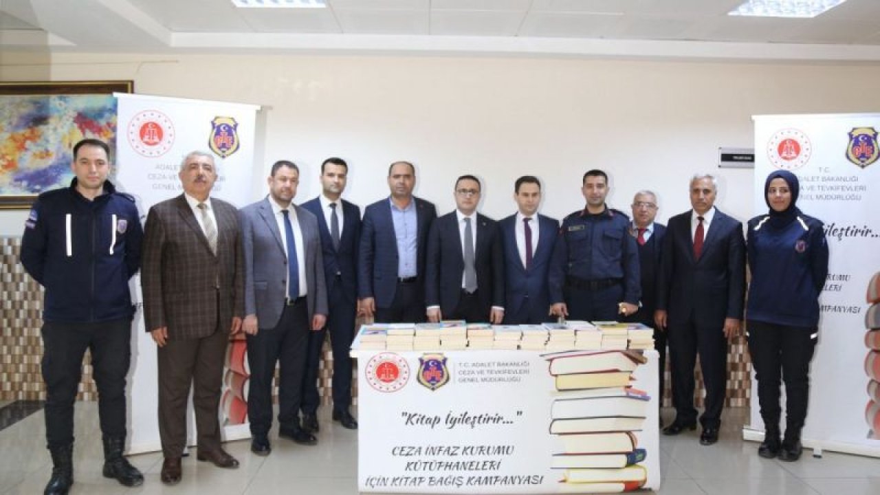 Nizip'te ceza infaz kurumu kütüphaneleri için bağış kampanyası başlatıldı