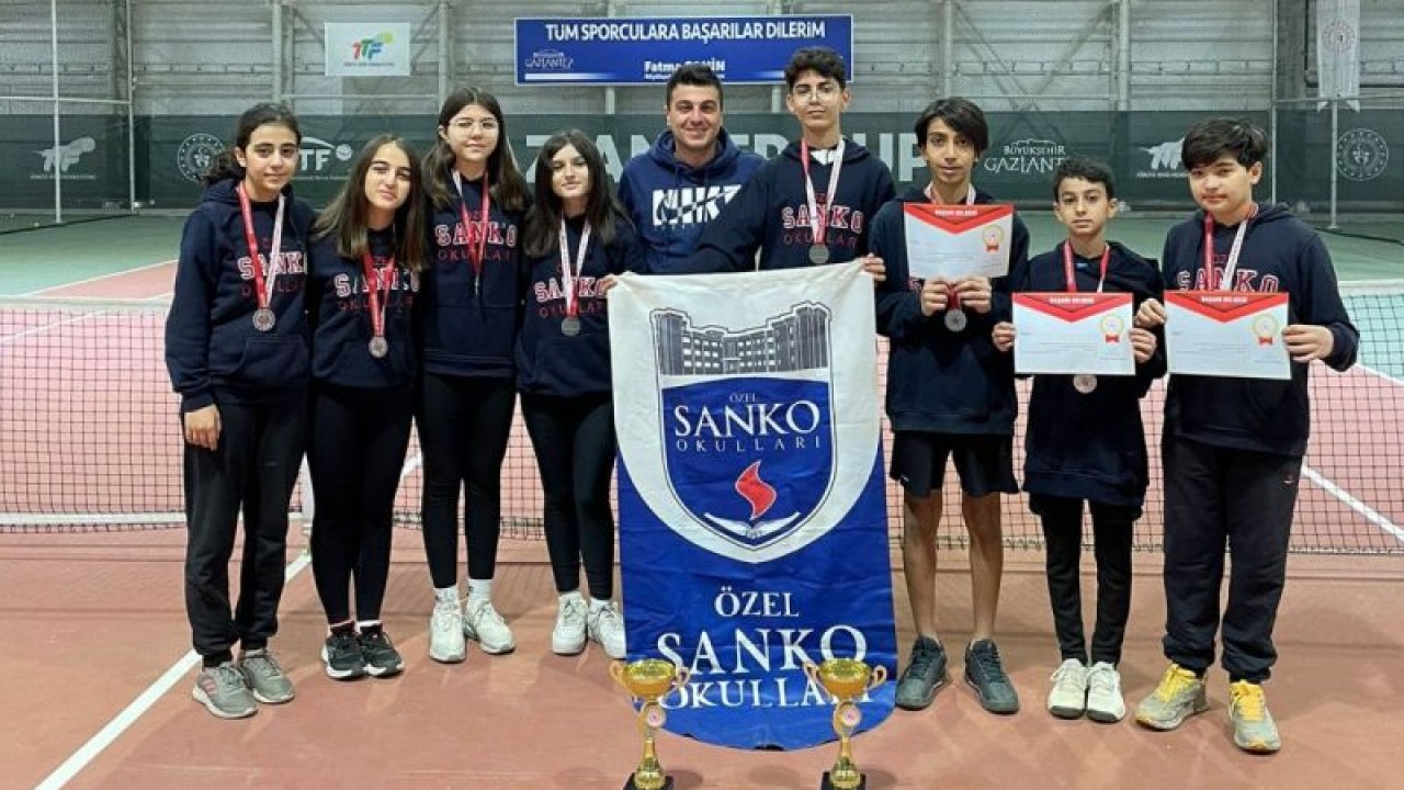 SANKO Okulları’nın tenis başarısı