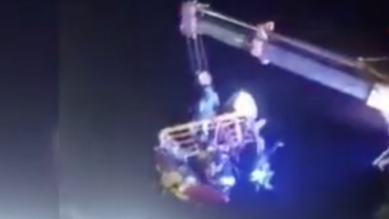 Festival alanındaki vinç devrildi: 4 ölü, 9 yaralı