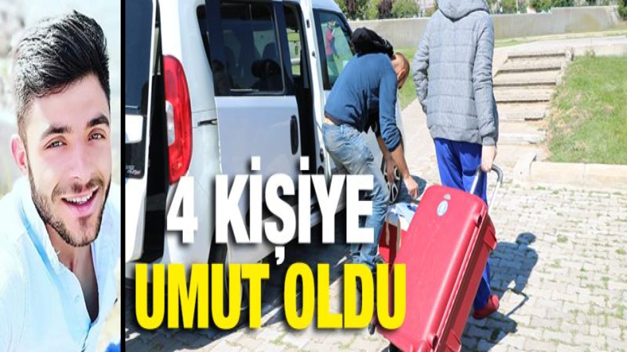 Ölen sözleşmeli erin organları 4 kişiye umut oldu