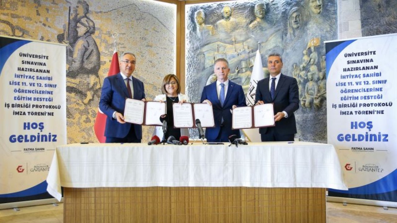 Gaziantep Büyükşehir Belediyesi’nden 11 ve 12’nci sınıflara 1200 tl eğitim desteğinin ikinci dönem başvuruları başladı