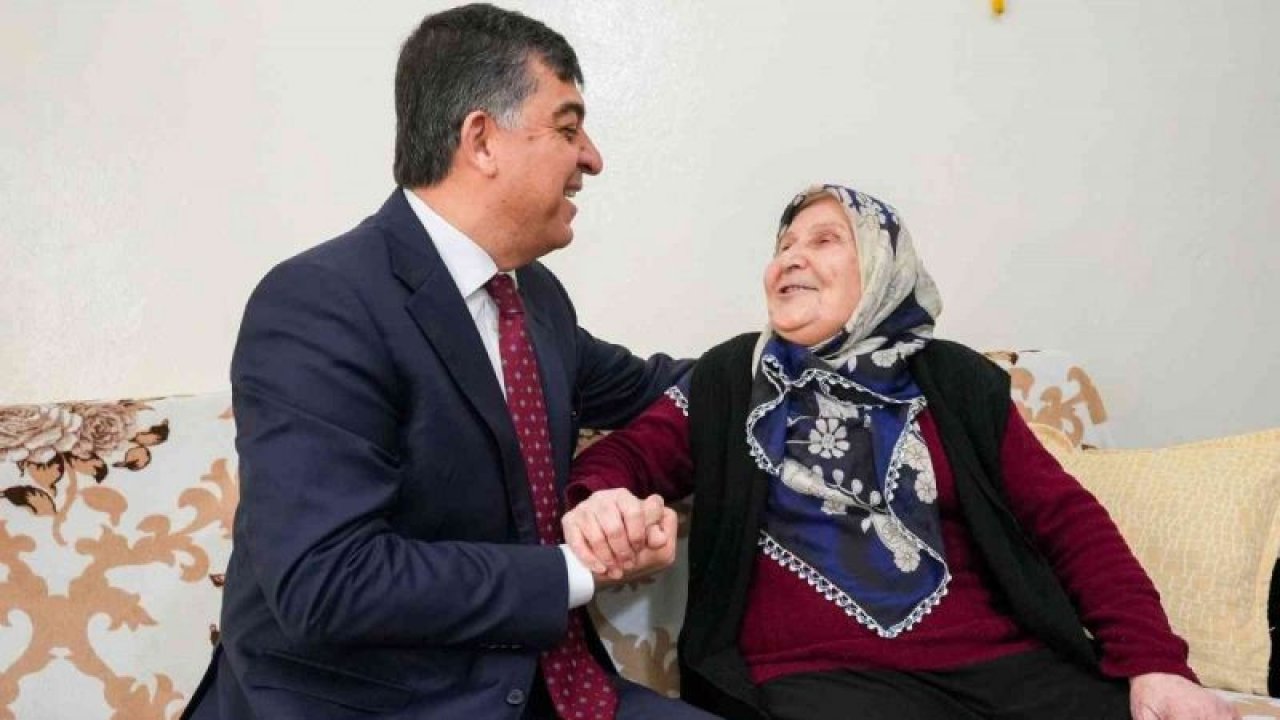 Başkan Fadıloğlu “Vefa Hizmeti” projesi kapsamında evleri ziyaret ediyor