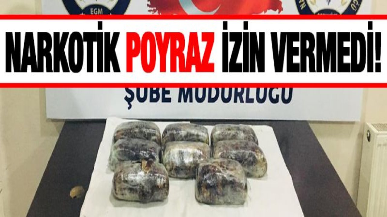 Osmaniye'de yolcu otobüsünde 10 kilo uyuşturucu ele geçirildi