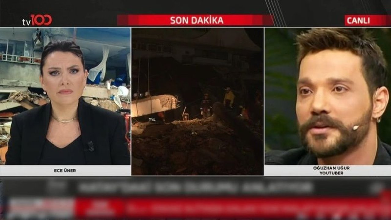 Deprem bölgesine koşa koşa gelmişti! Oğuzhan Uğur, canlı yayına bağlandı; adeta isyan etti: “Kameraların döndüğü ve dönmediği yerler var…”