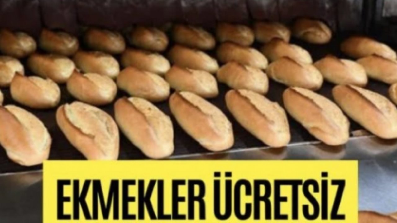 GAZİANTEP'TE EKMEK ÜCRETSİZ DAĞITILACAK! Gaziantep Valiliği DUYURDU!