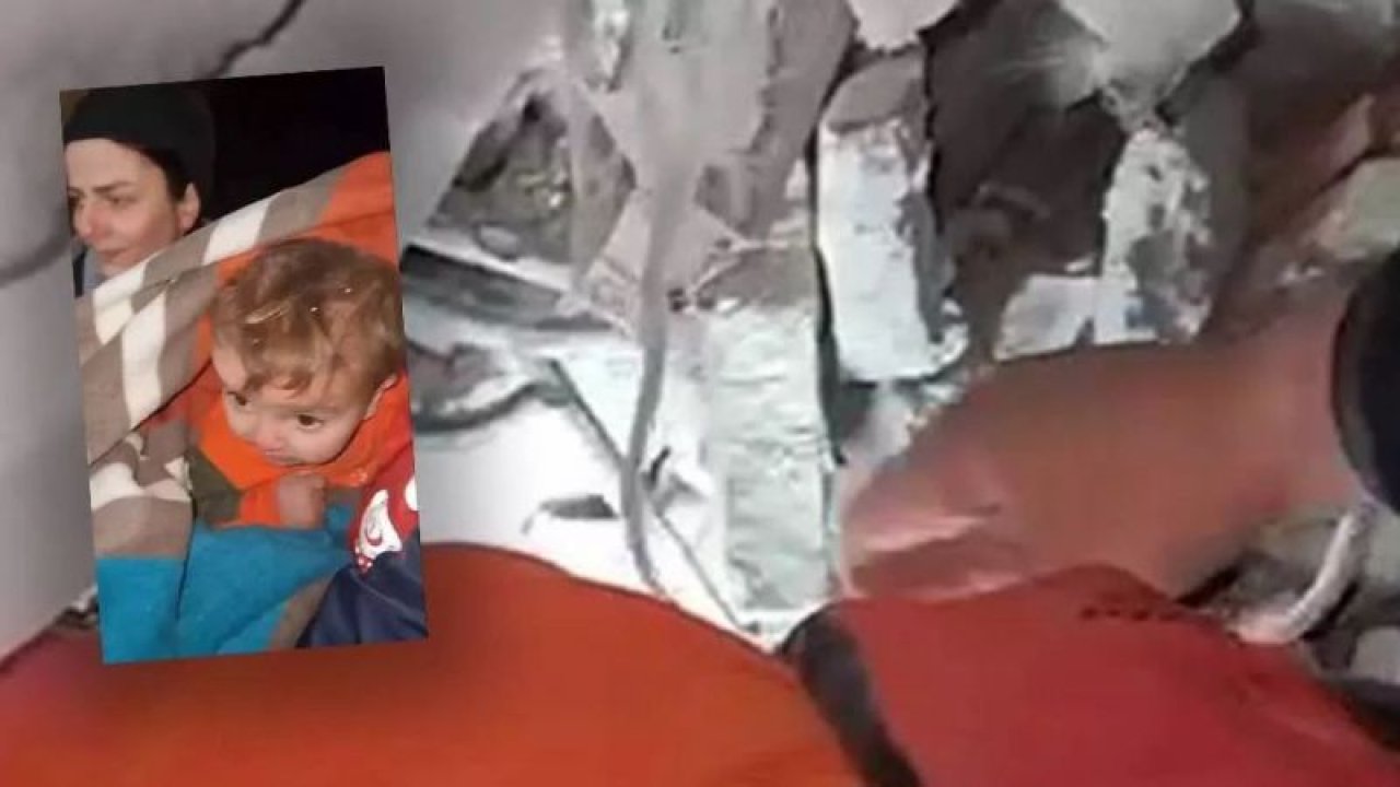 Depremin üzerinden geçen 72 saat sonra, ağlaması duyuldu! Adnan bebek, üzerine kapanan annesi sayesinde hayatta kaldı!