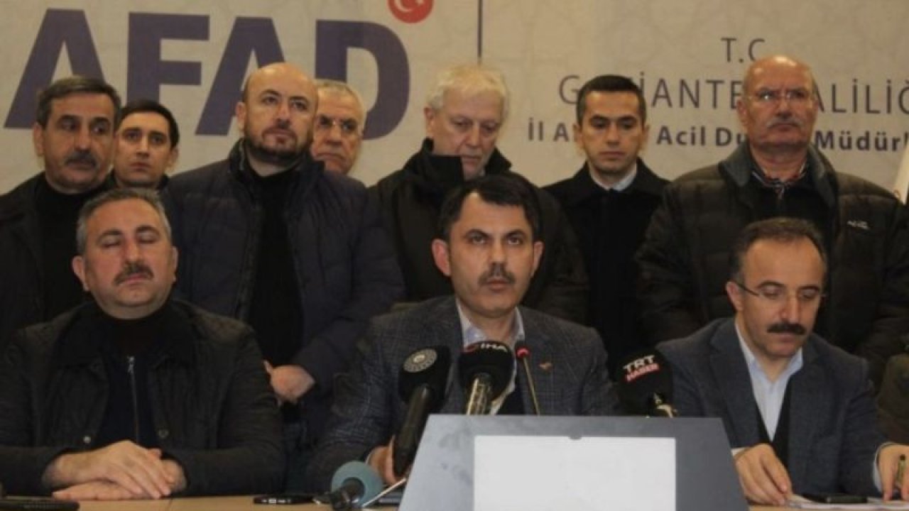 Bakan Kurum son rakamları açıkladı: 'Gaziantep’te toplam ölü sayısı 3 bin 273'