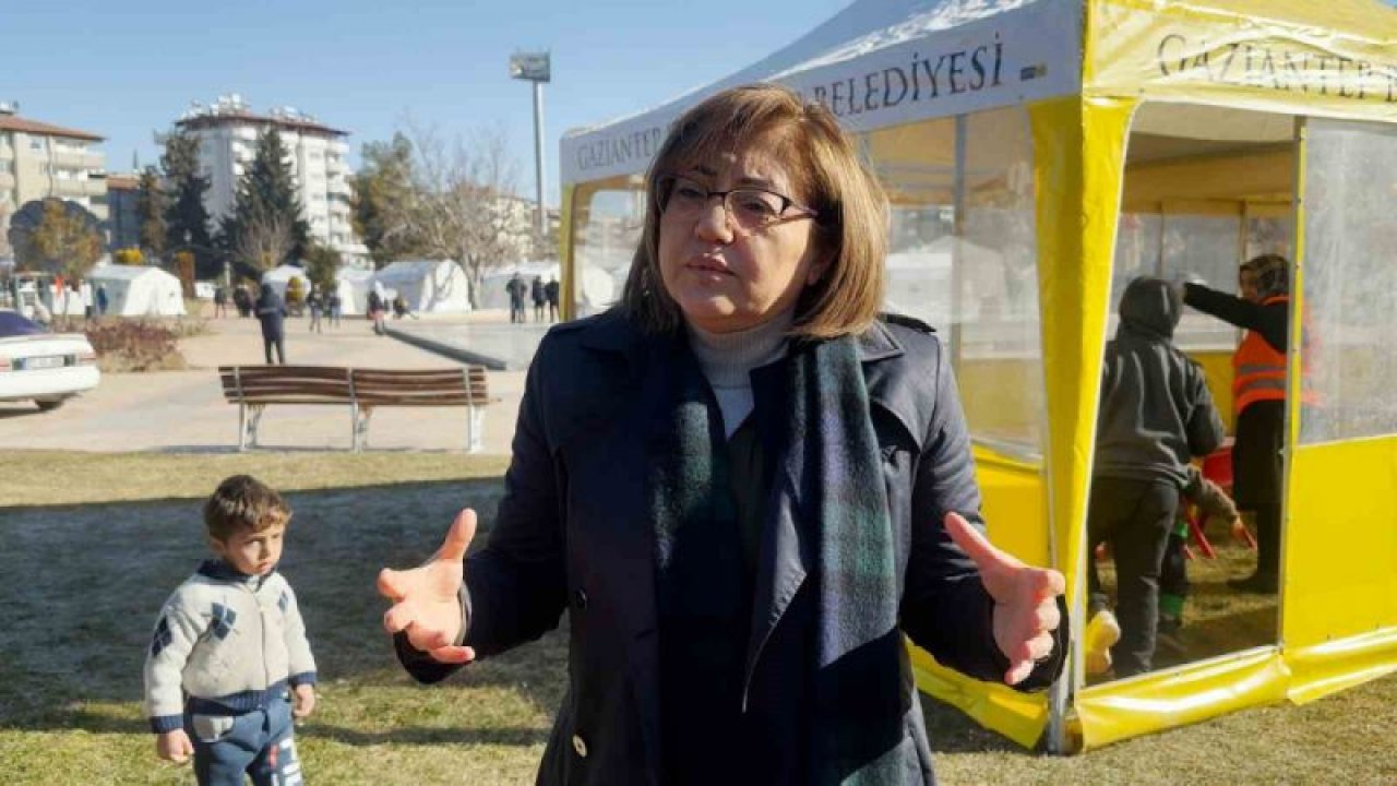 Gaziantep Büyükşehir Belediye Başkanı Şahin:" Yaşamın normalleşmesi için ekiplerimiz gece gündüz çalışıyor"