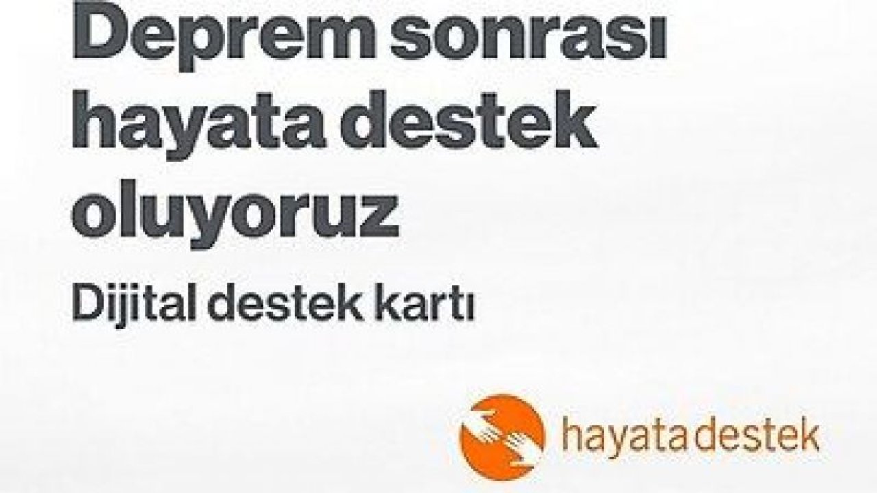 Deprem Destek Kartı Uygulaması Başladı! Deprem Destek Kartı Nedir? İşte Ayrıntılar…