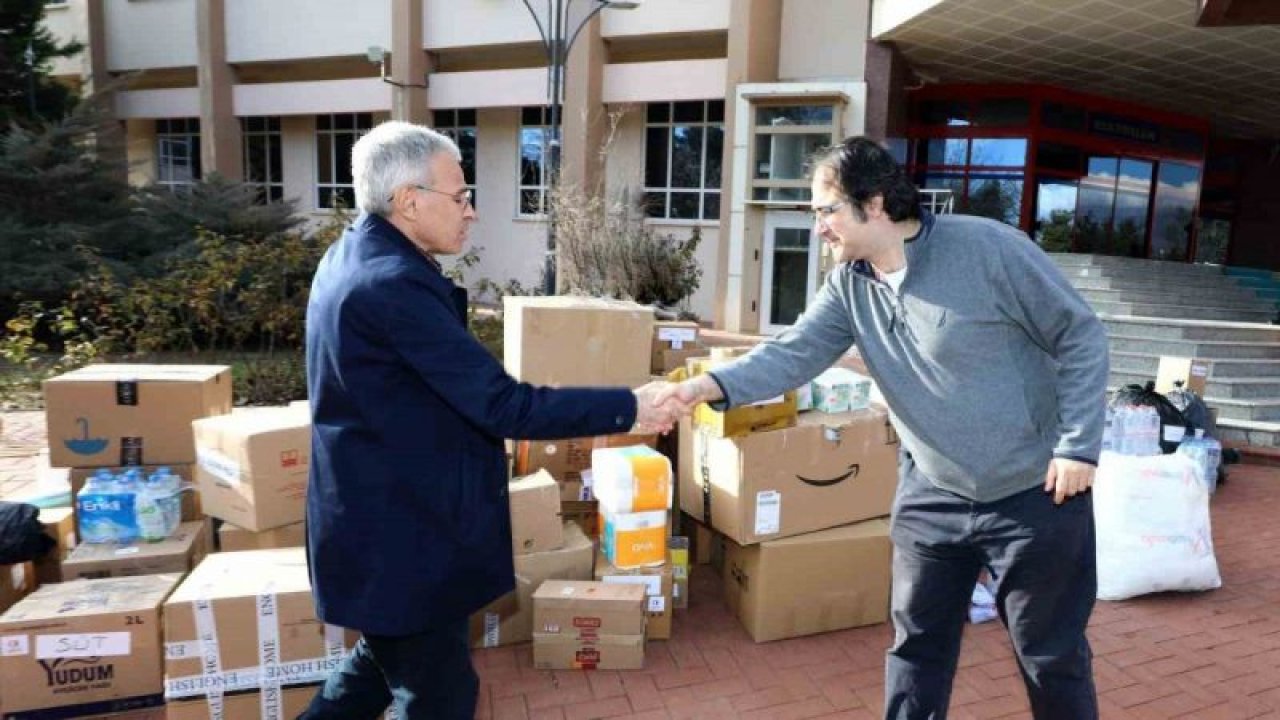 ODTÜ’den depremzedelere yardım