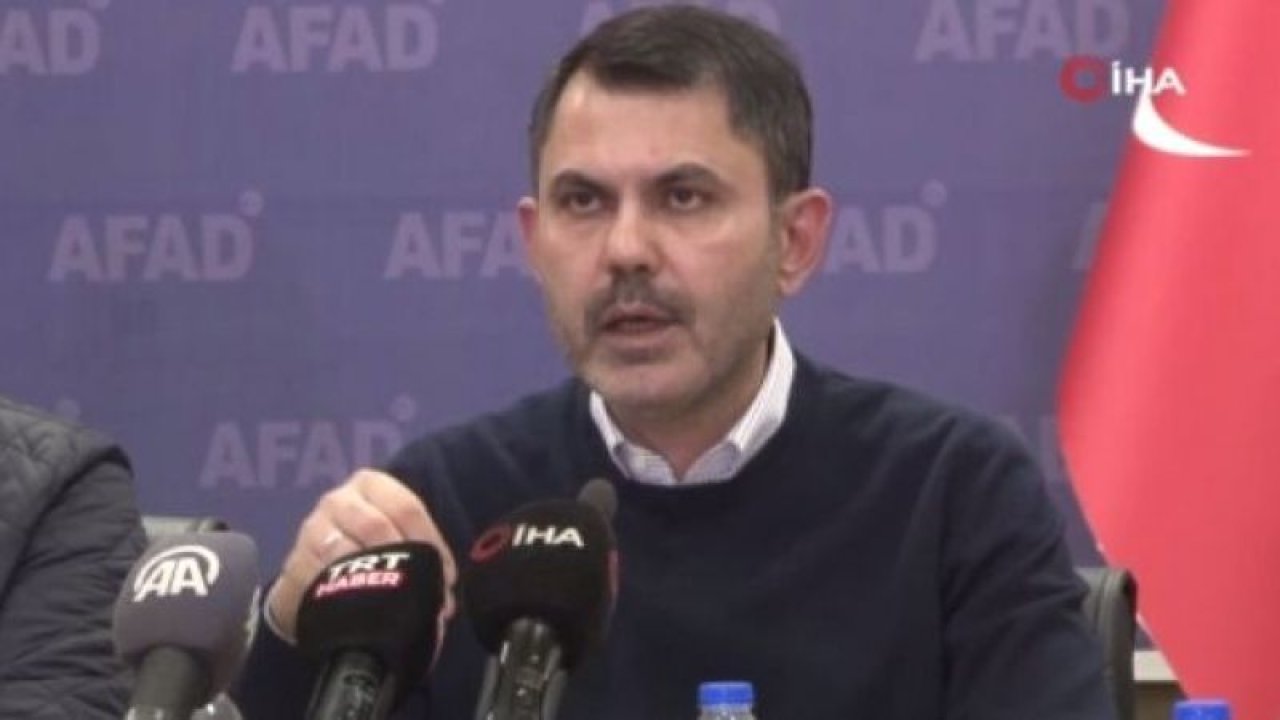 Gaziantep AFAD Koordinasyon Merkezinde BAKAN KURUM açıklamalarda bulundu: “Ovalardan dağlara doğru yerleşim olacak”