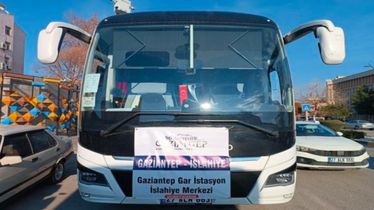 Gaziantep Büyükşehir Belediyesi, Nurdağı ve İslahiye’ye ulaşımın kolaylığı için ring seferlerine başladı