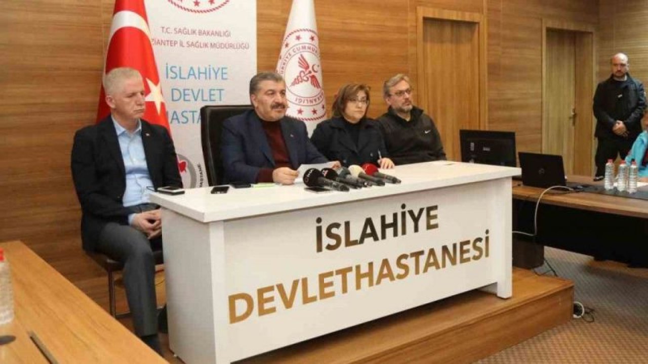 Gaziantep'te 'SU' içilebilir... Sağlık Bakanı Koca’dan Gaziantep’te içme suyu açıklaması...