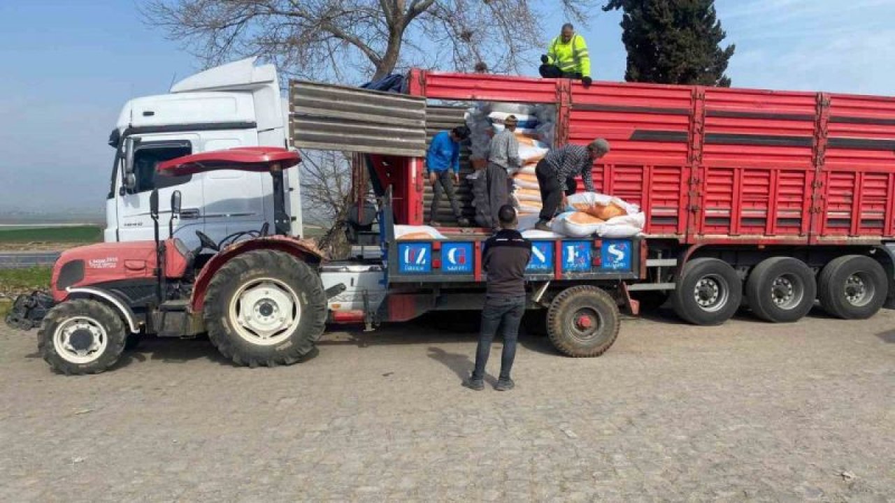 Gaziantep’te depremden etkilenen hayvan üreticilerine destek