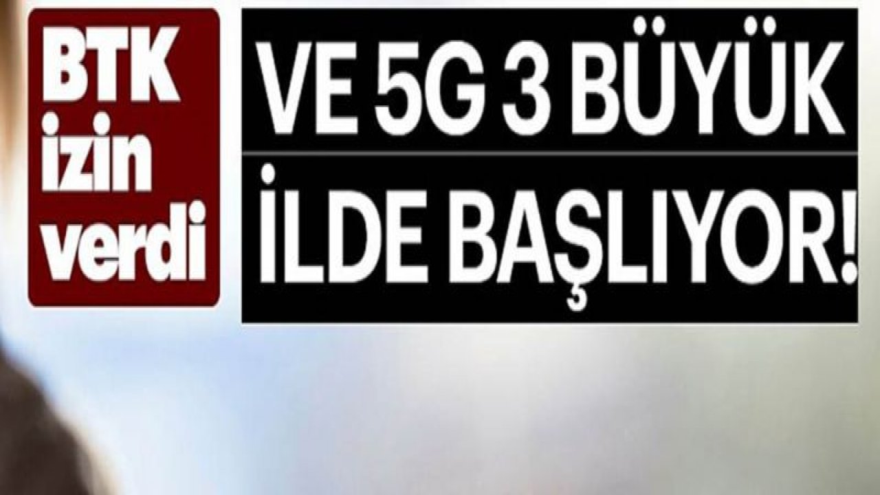 BTK'den operatörlere 5G deneme izni