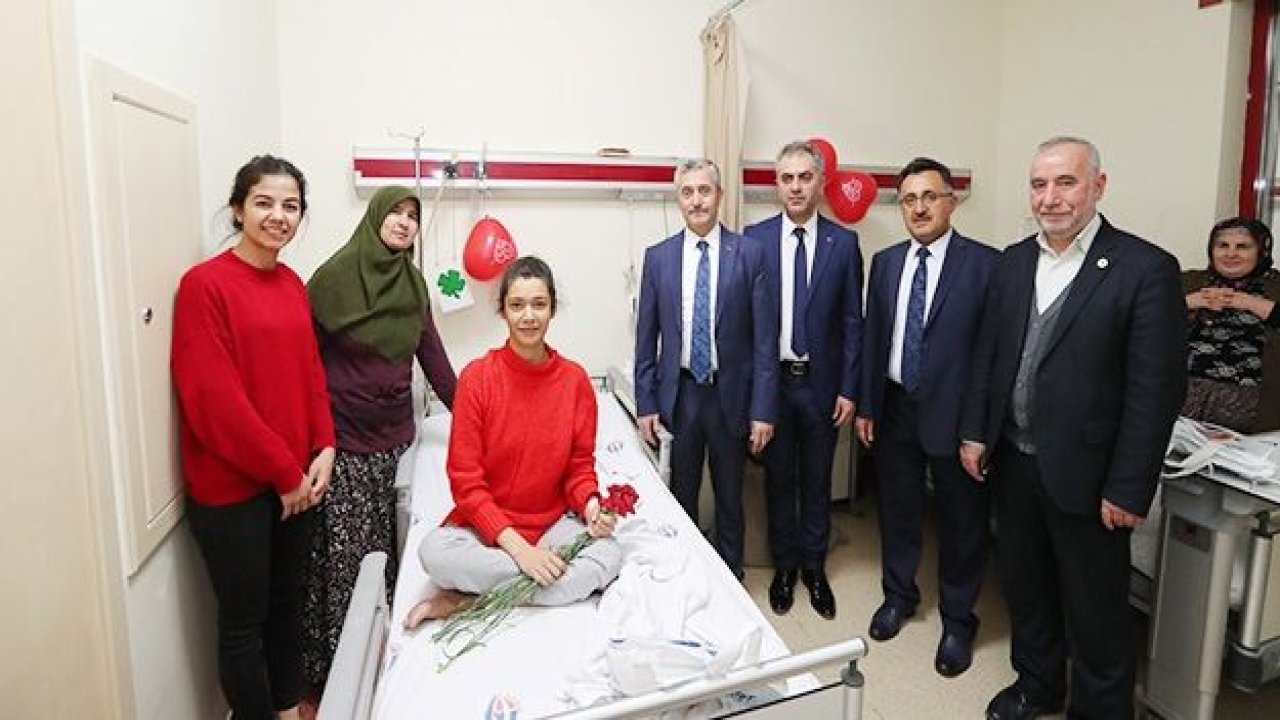 Başkan Tahmazoğlu hastaları ziyaret etti