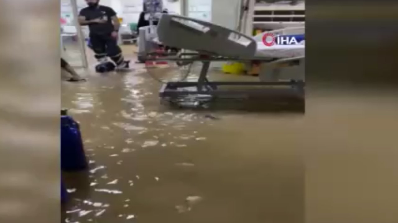 Şanlıurfa’da sağanak sonrası hastane sular altında kaldı: 25 hasta tahliye edildi