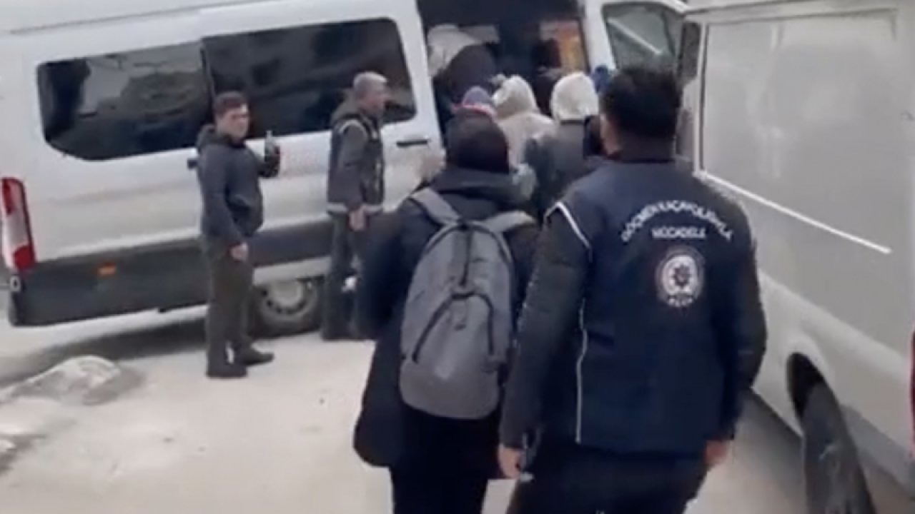 Gaziantep’te bir eve yapılan operasyonda 12 düzensiz göçmen yakalandı